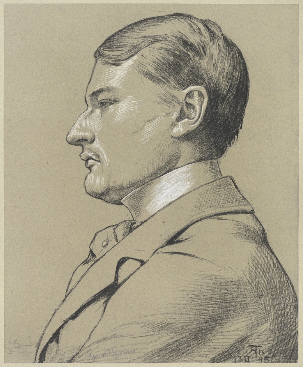 Portræt af Otto Küchler af Hans Thoma