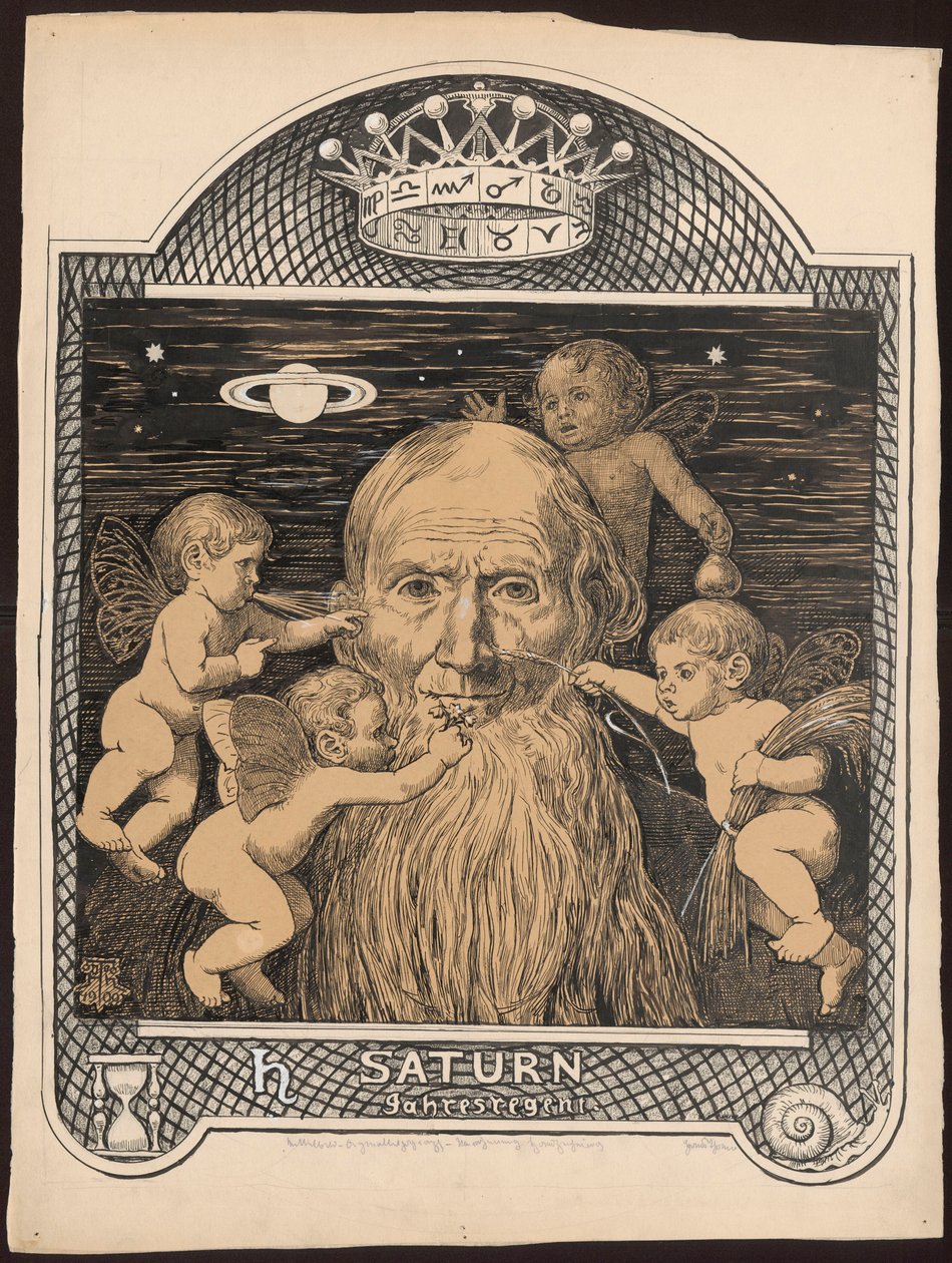 Saturn af Hans Thoma