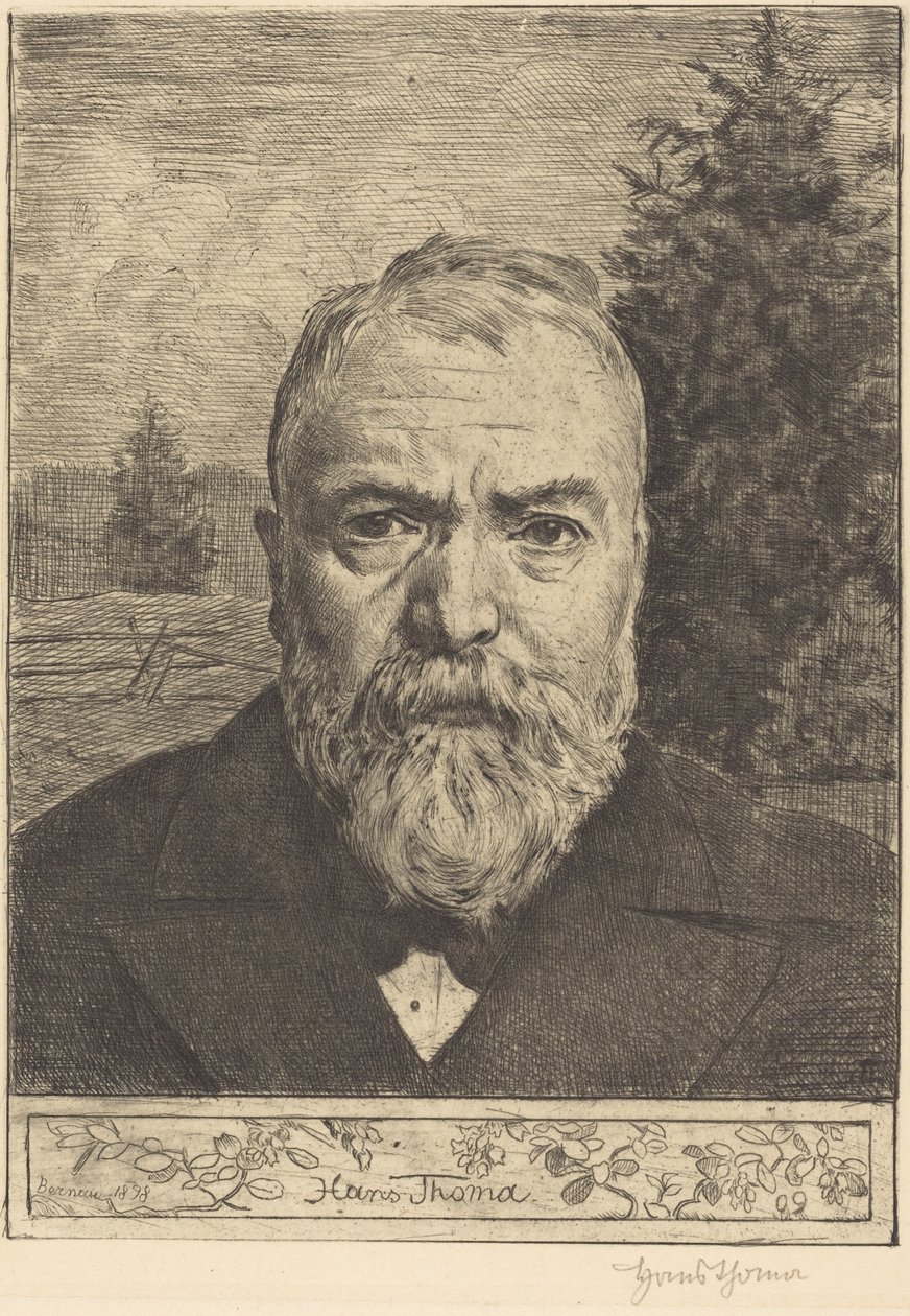 Selvportræt II af Hans Thoma