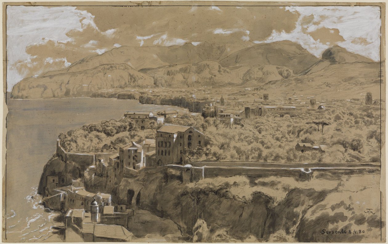 Sorrento af Hans Thoma