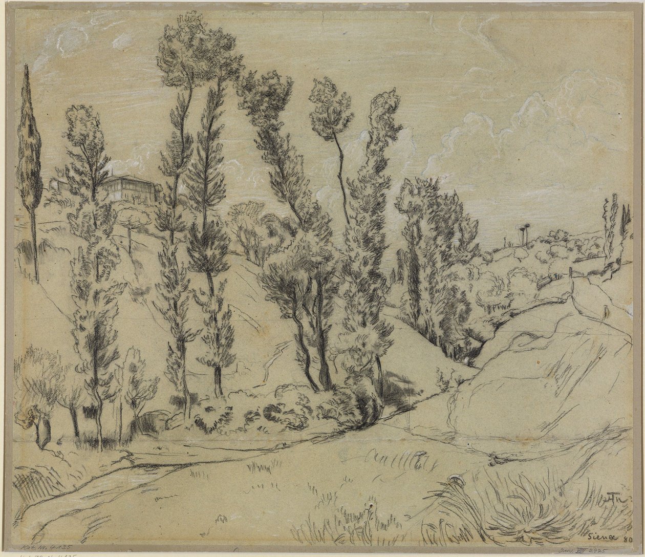 Dalen ved Siena af Hans Thoma