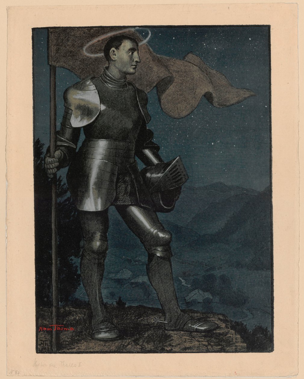Talhüter II af Hans Thoma