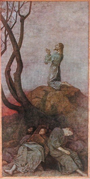 The Agony in the Garden, illustration fra 
