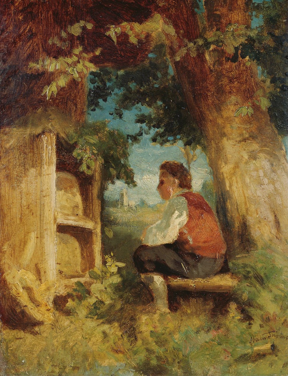 Biens ven af Hans Thoma