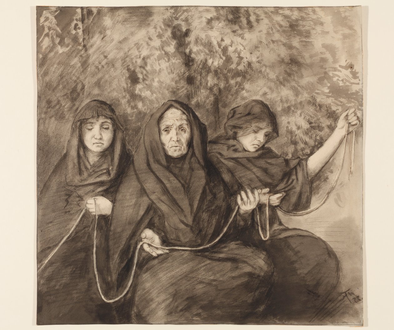 Tre norner af Hans Thoma