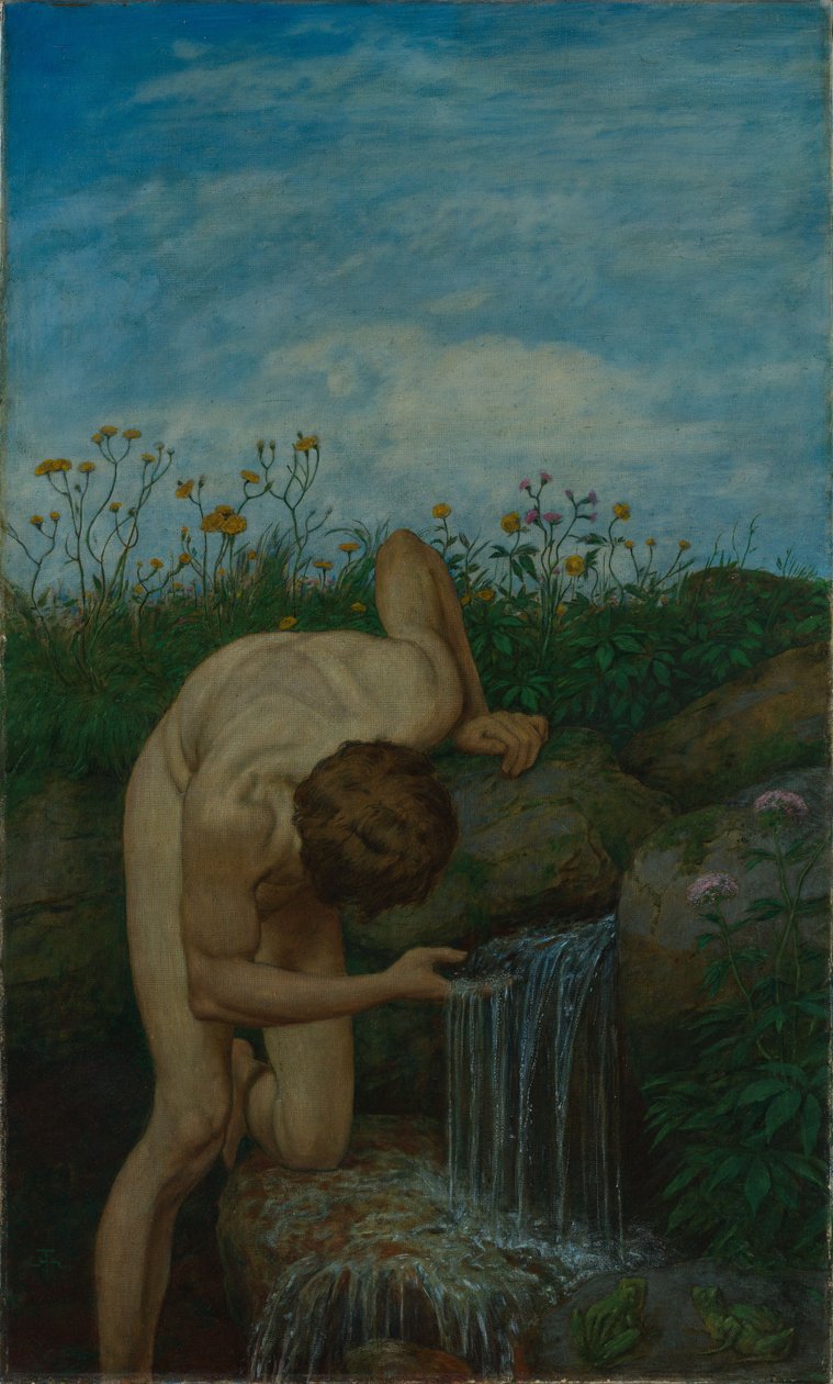 Triptykon: Kilden af Hans Thoma