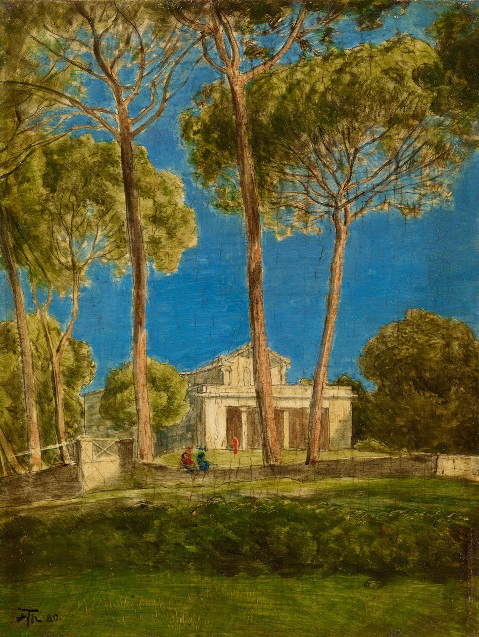 Villa Borghese af Hans Thoma