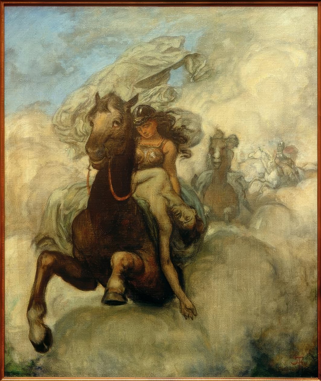 Valkyrier ride af Hans Thoma