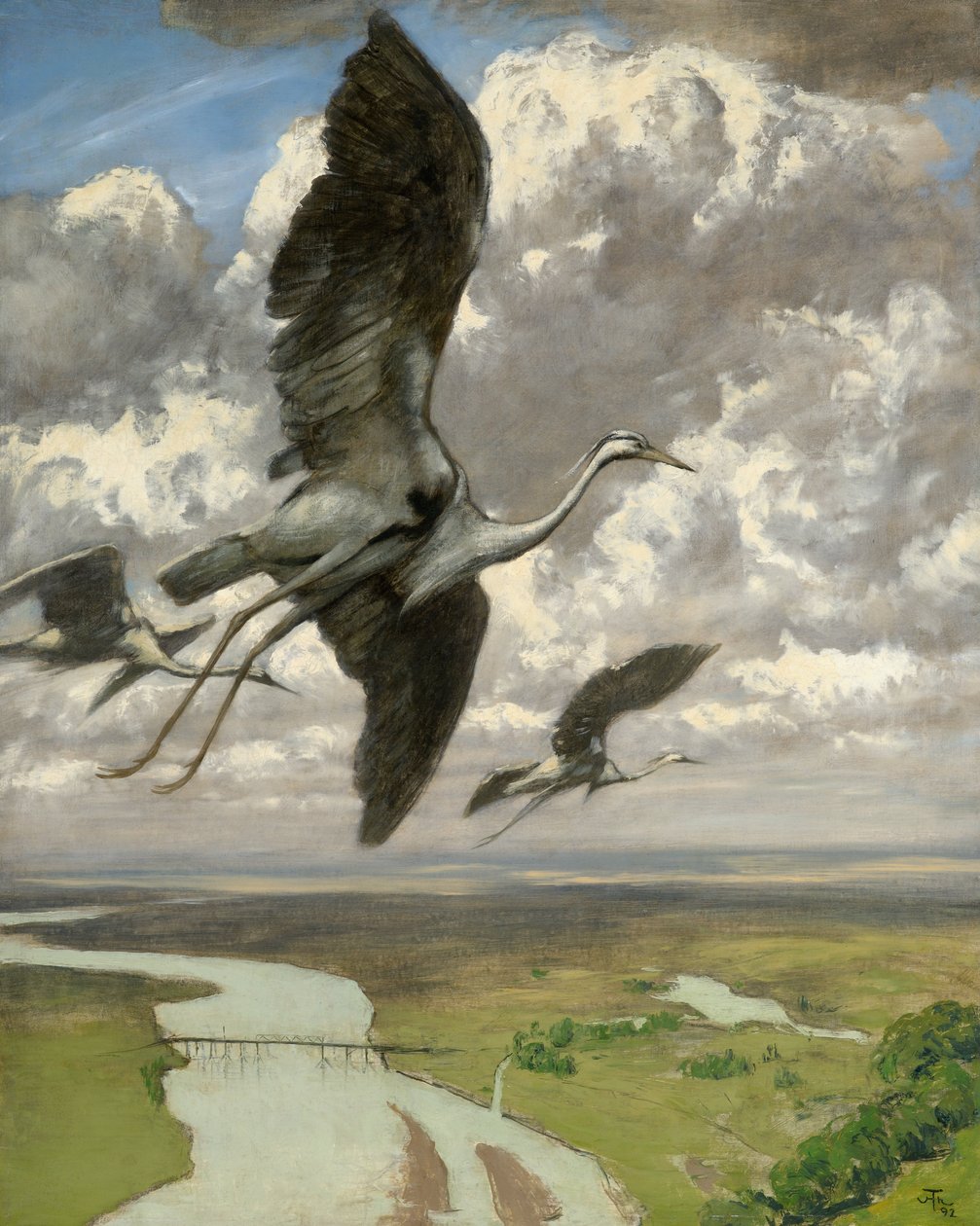 Vidunderlige fugle af Hans Thoma