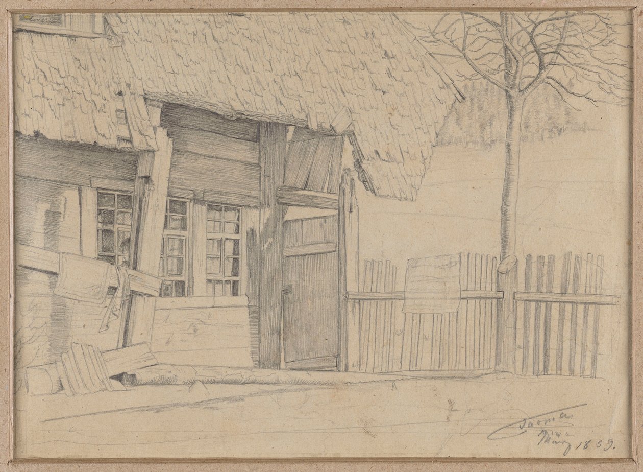 En bondegård i Bernau af Hans Thoma