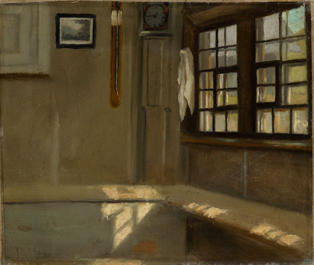 Et hjørne i et landsted af Hans Thoma