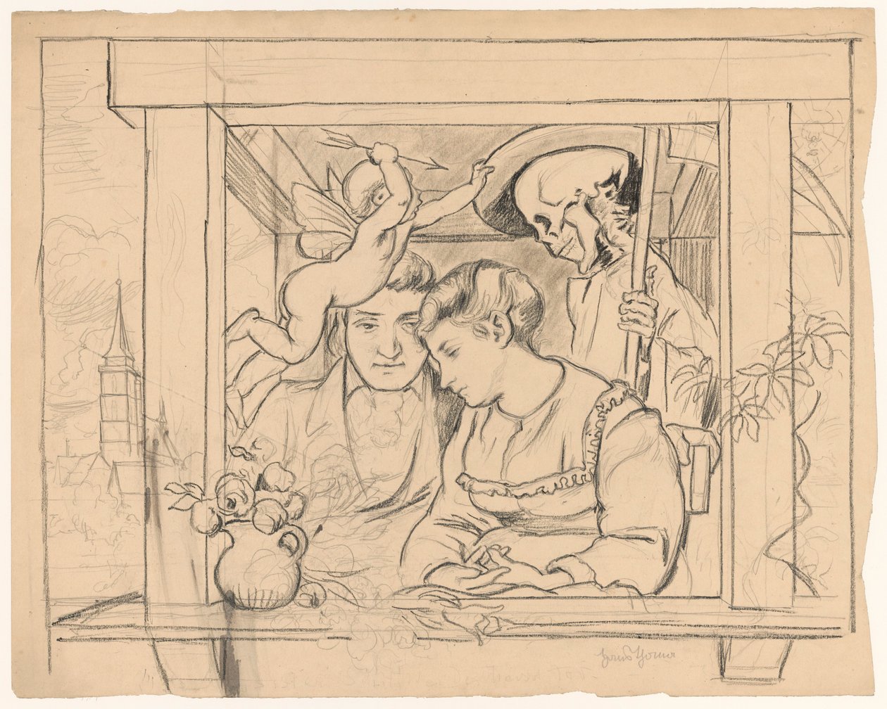 Høster - Død af Hans Thoma