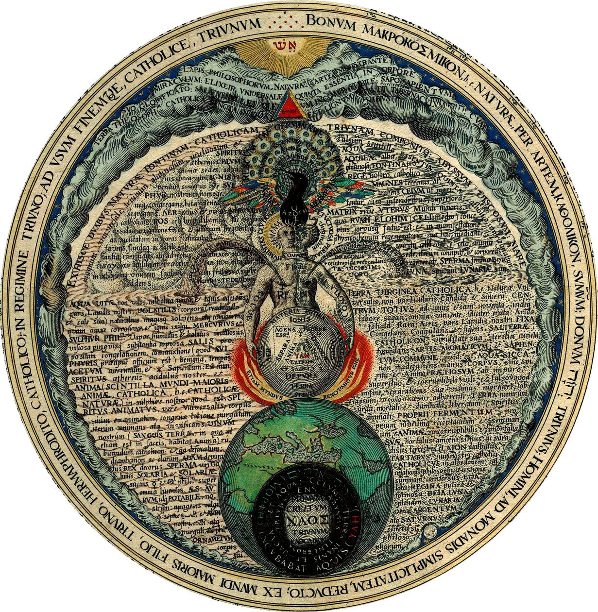 Hermaphrodite, 1595. af Hans Vredeman de Vries