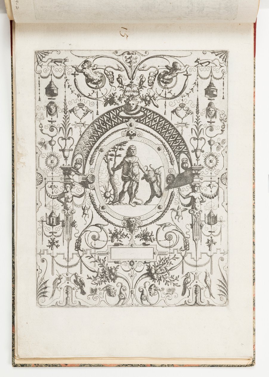 Tavle 15, fra Grotteßco på forskellige måder (Various Grotesques) af Hans Vredeman de Vries