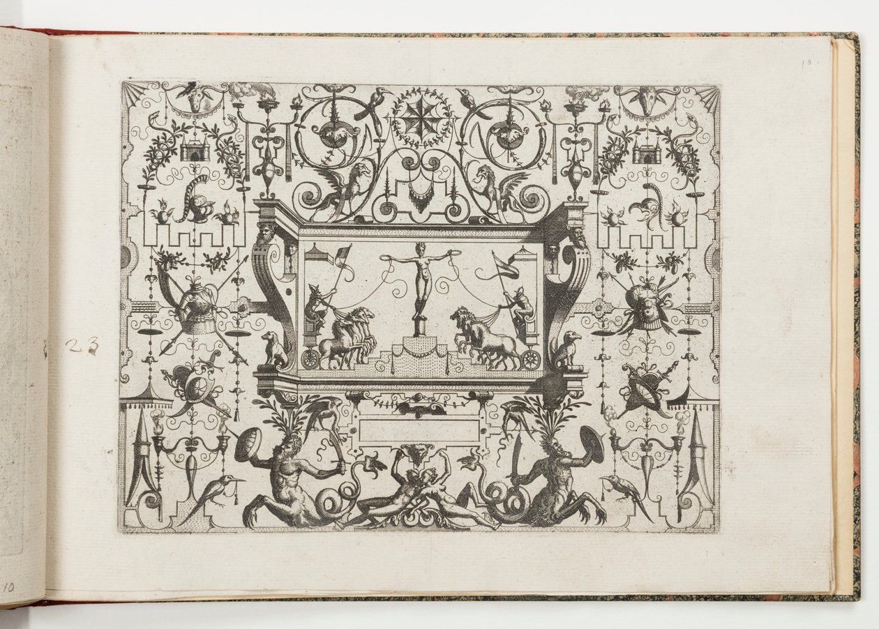 Tavle 23, fra Grotteßco: på forskellige måder (Various Grotesques) af Hans Vredeman de Vries