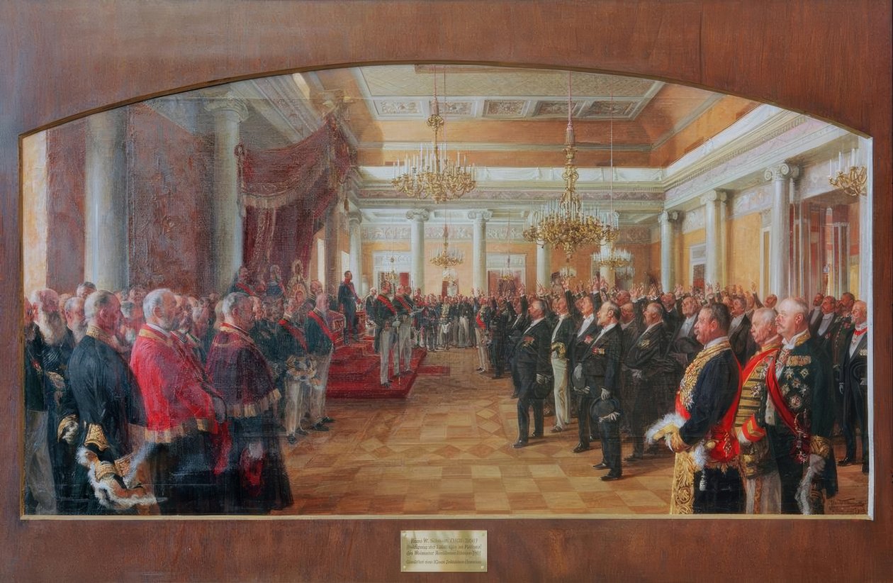 Hyldest fra delstatsparlamentet af Hans W. Schmidt