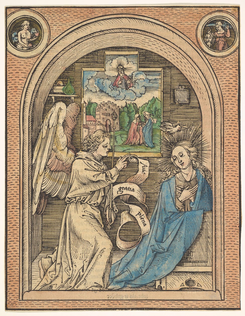 Bebudelsen, slutningen af det 15.-begyndelsen af det 16. århundrede. af Hans Wechtlin the Elder