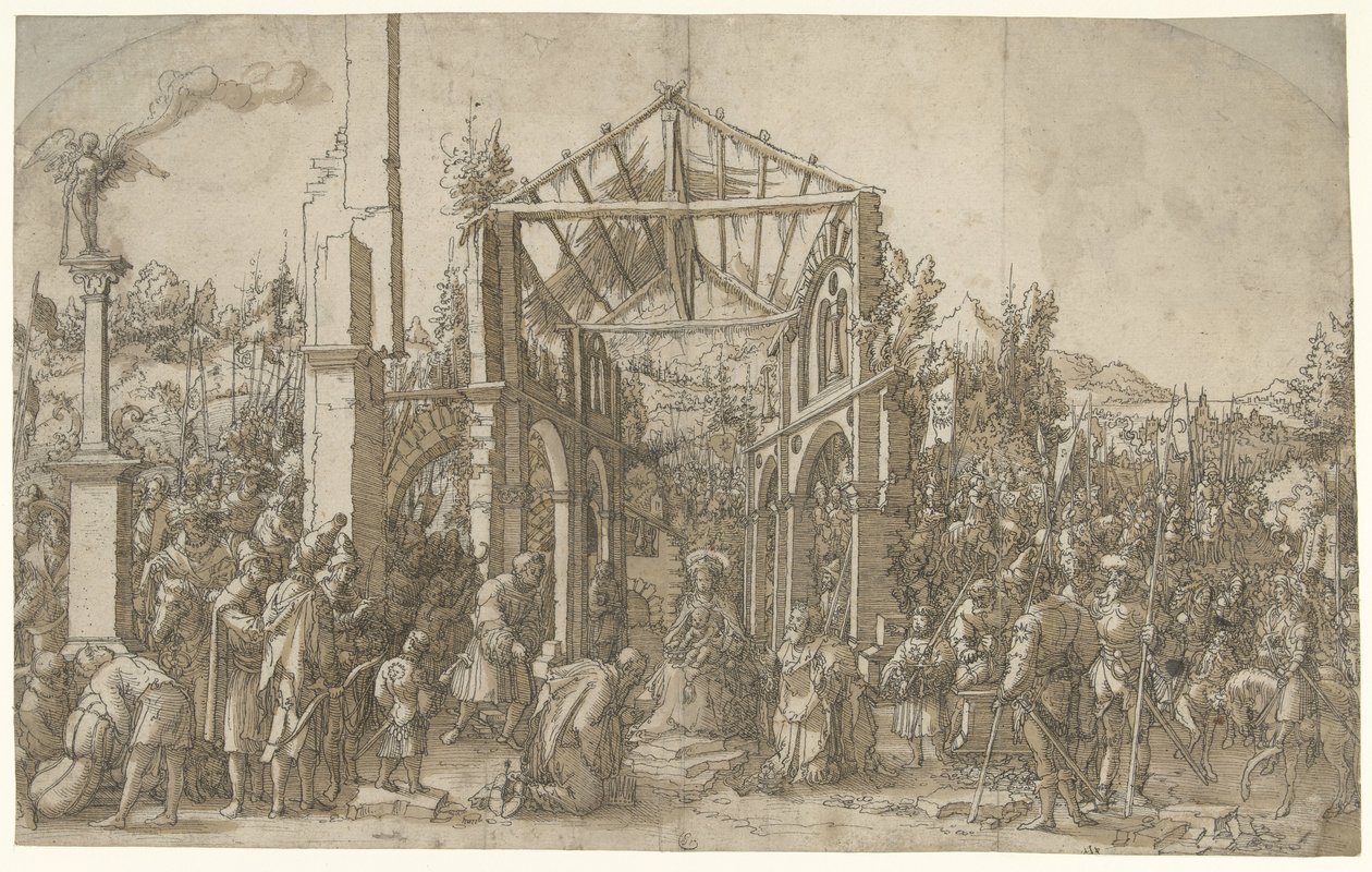 Kongernes tilbedelse af Hans Weiditz (II) (attributed to)