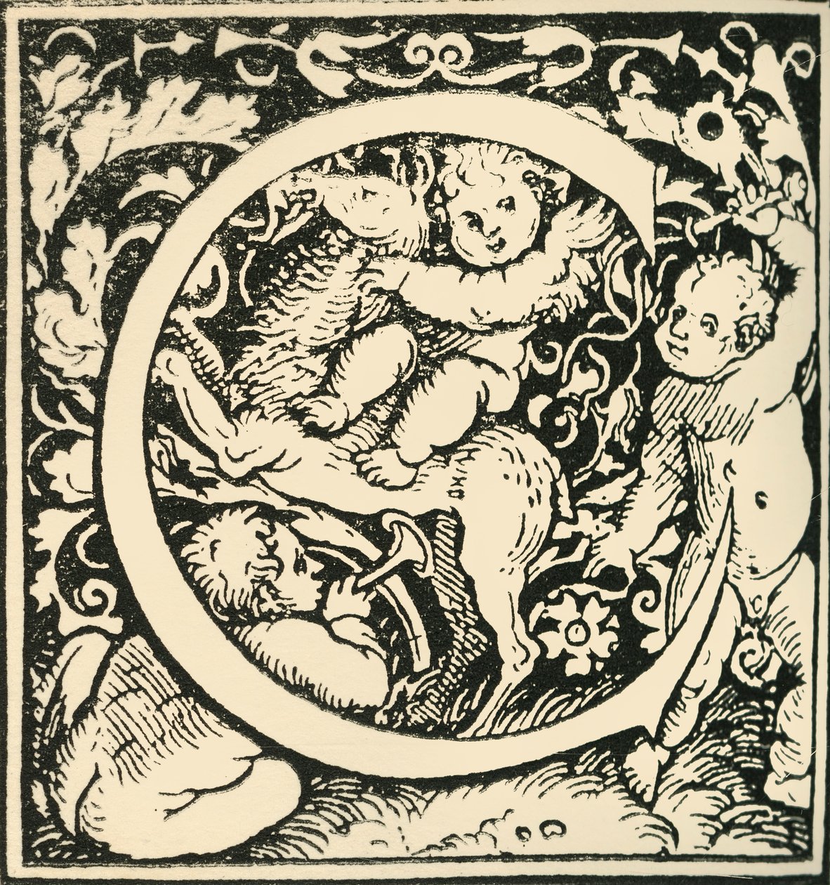 C - Et alfabet af Hans Weiditz, c1520-1521, 1908. af Hans Weiditz
