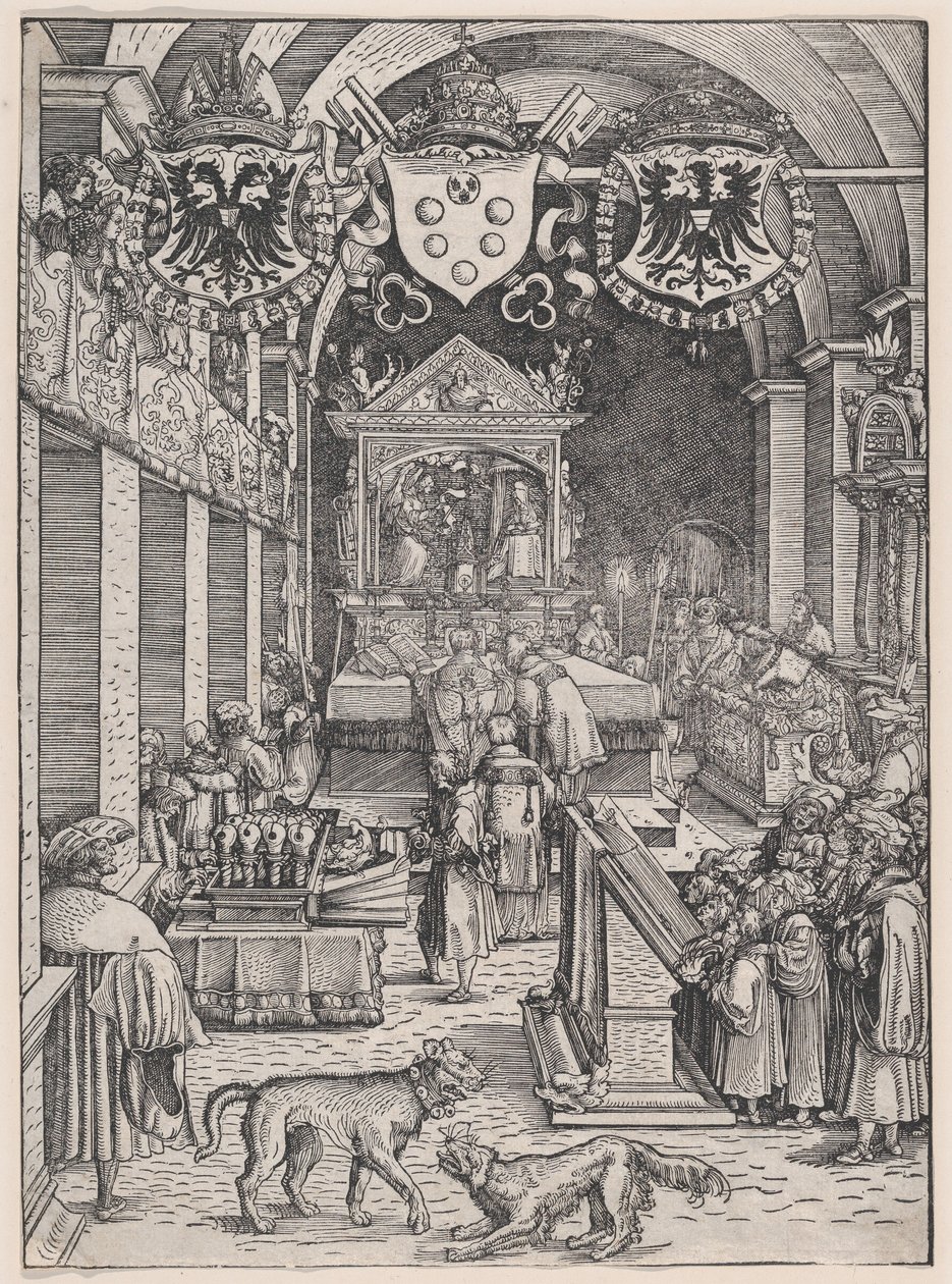 Maximilian I høremesse, ca. 1515. af Hans Weiditz