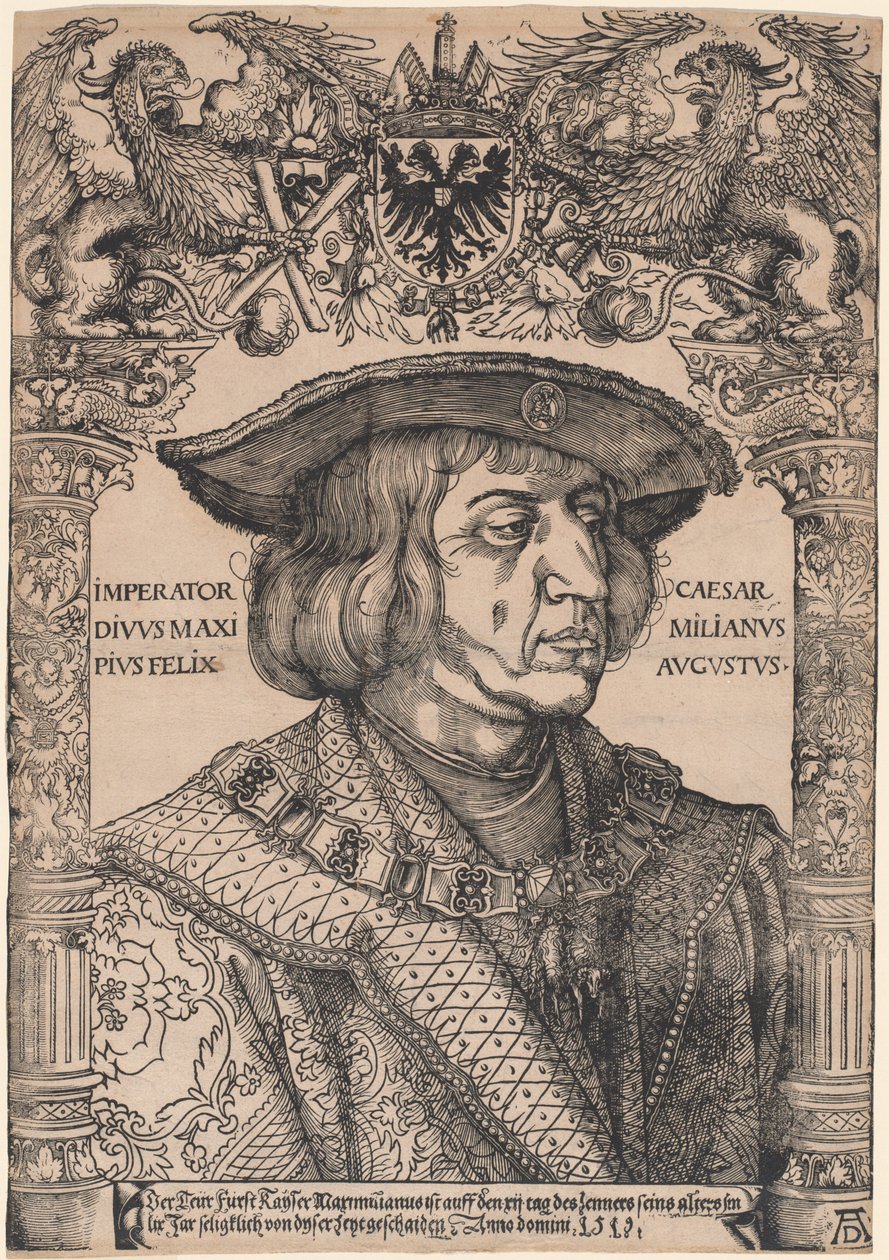 Kejser Maximilian I af Hans Weiditz, II, after Albrecht Dürer