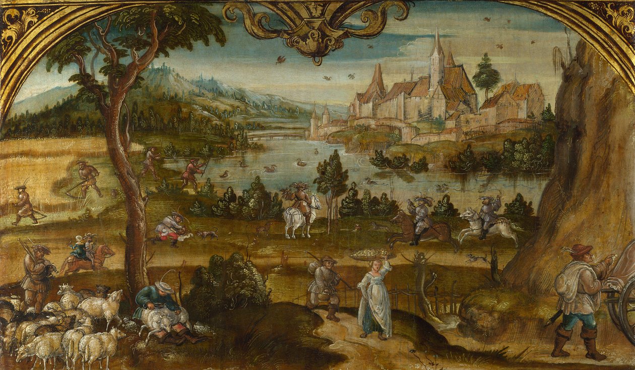 Sommer, ca. 1525 af Hans Wertinger von
