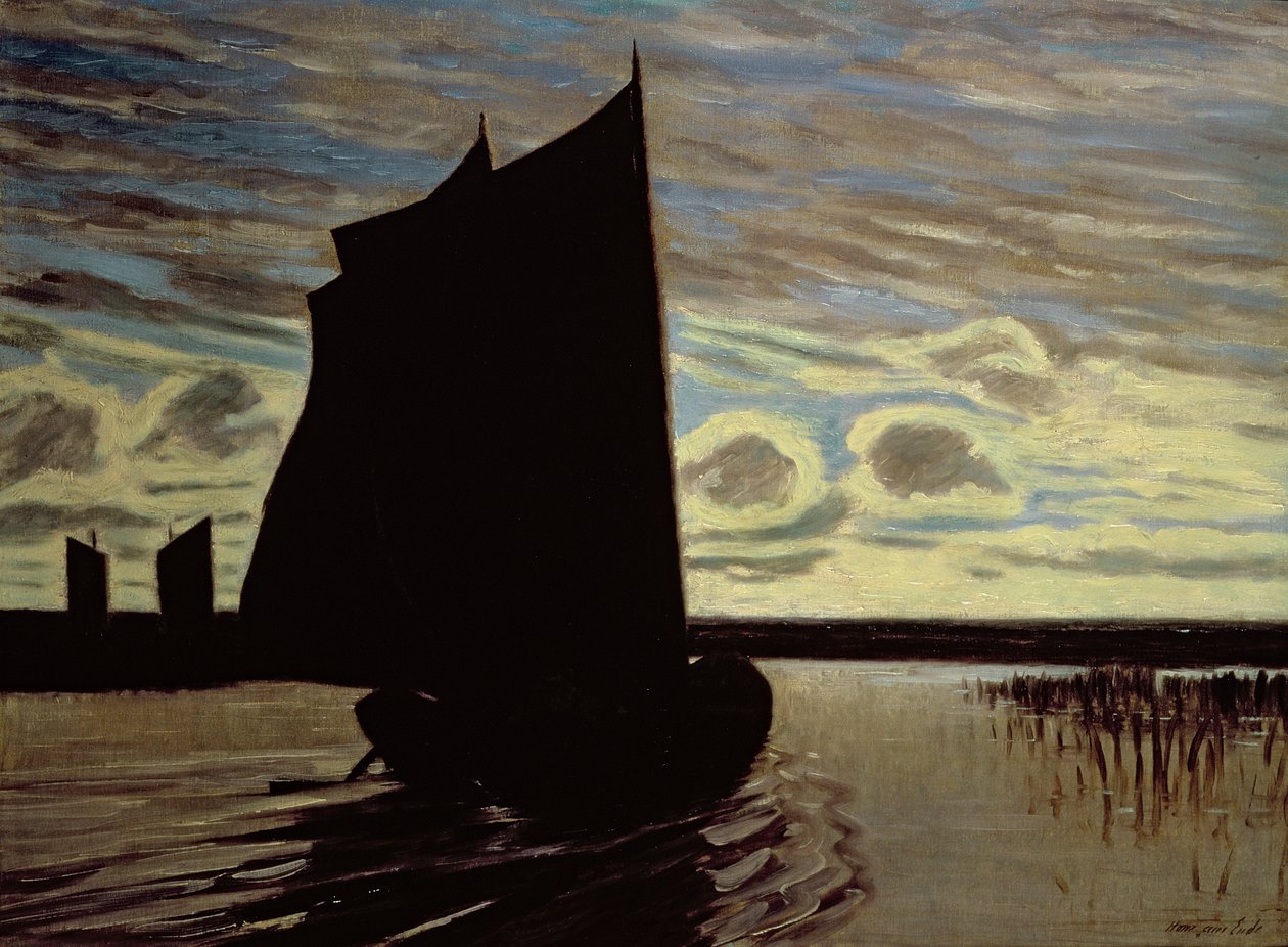 Bark ved Hamme-floden af Hans am Ende