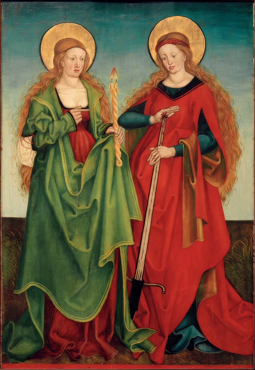 Hellige Genoveva og Lucia af Hans und Jakob Strüb