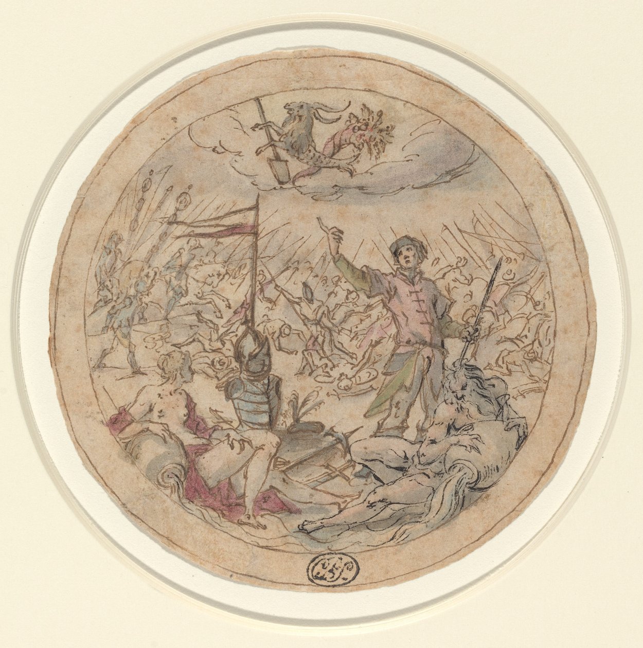 Allegori om de tyrkiske krige af Hans von Aachen