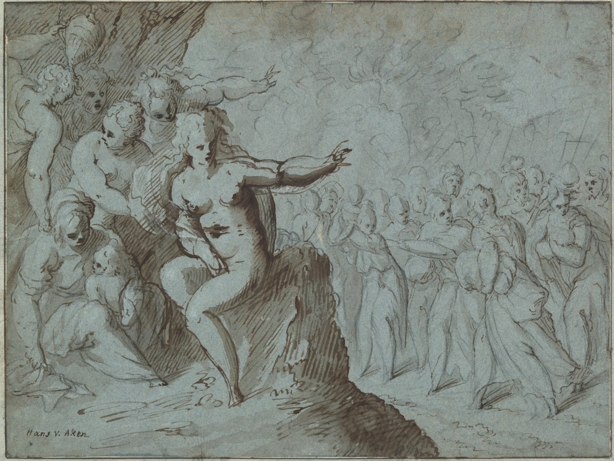 Mytologisk scene af Hans von Aachen