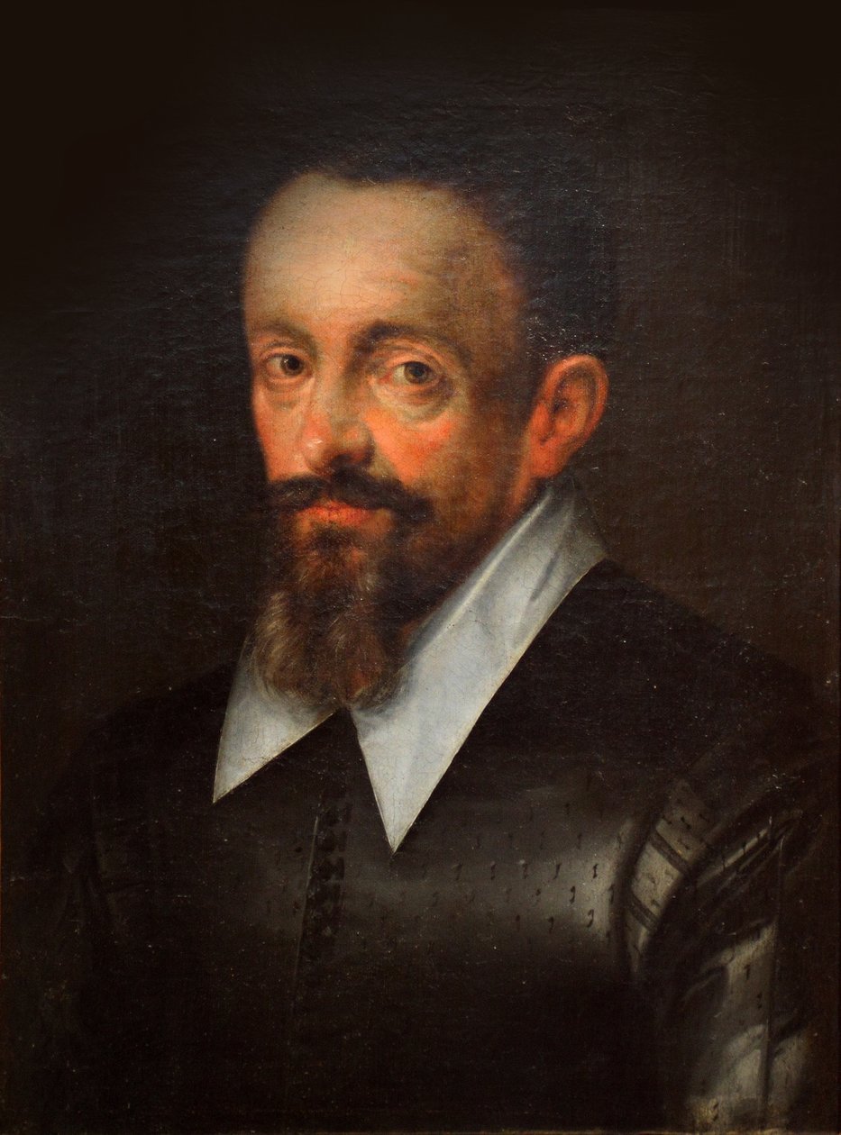 Portræt af Johannes Kepler 1571-1630, mellem 1601 og 1615. af Hans von Aachen