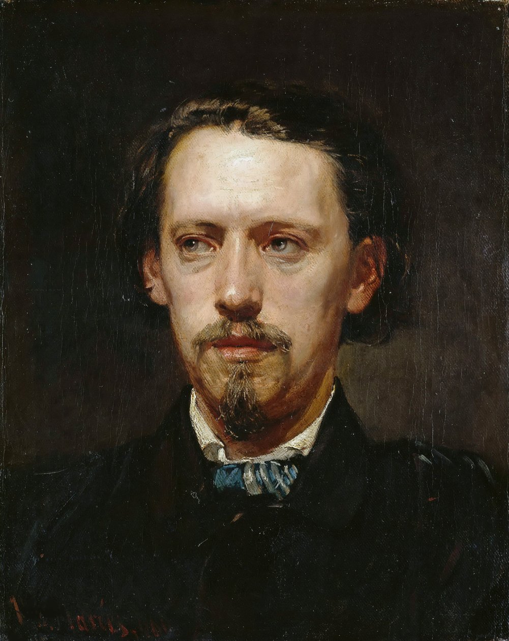 Portræt af Heinrich Anton Heger 1832-1888, 1861. af Hans von Marées
