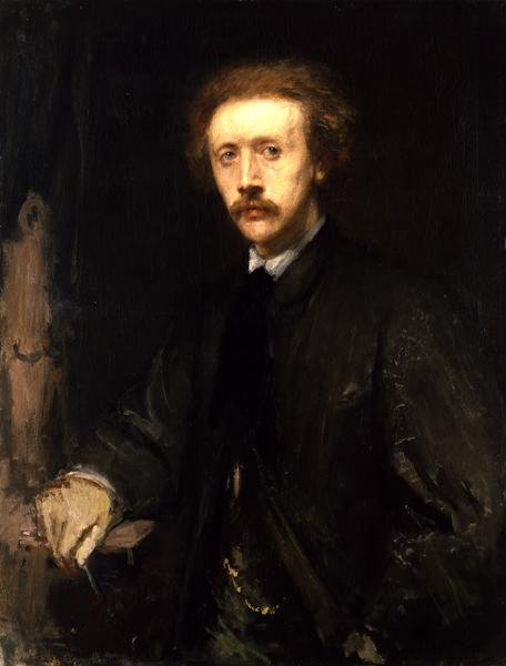 Portræt af Konrad Knoll (1829-99), c.1863-64 af Hans von Marées