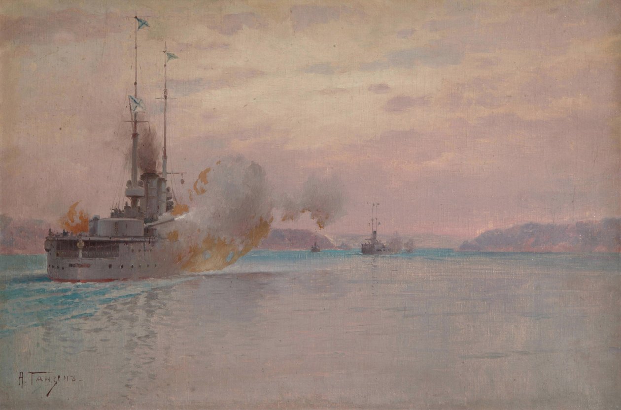Det russiske flådebombardement af Bosporus-området, 1915-1916 af Hansen
