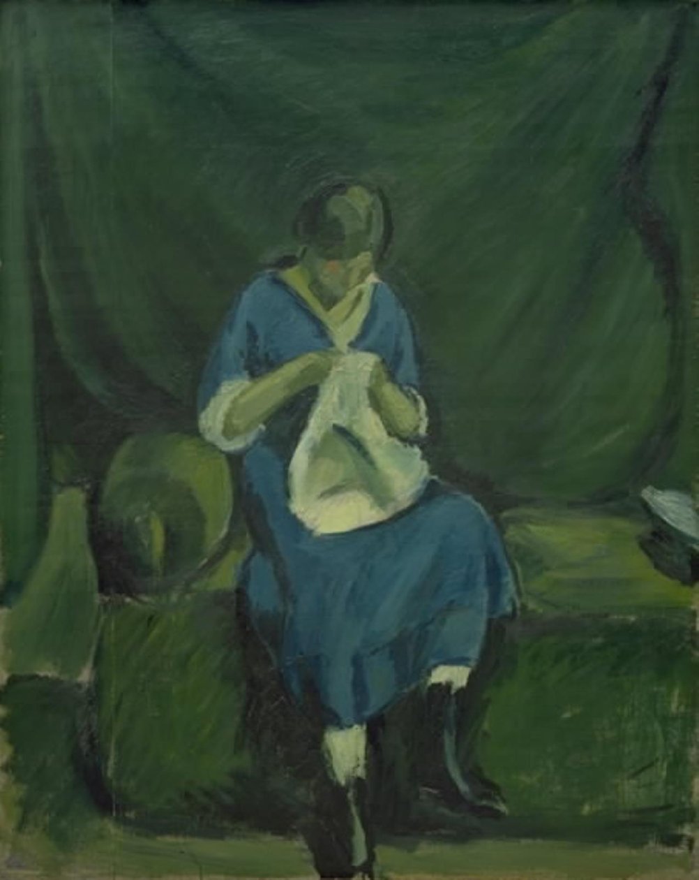 En ung pige, der syr af Harald Giersing