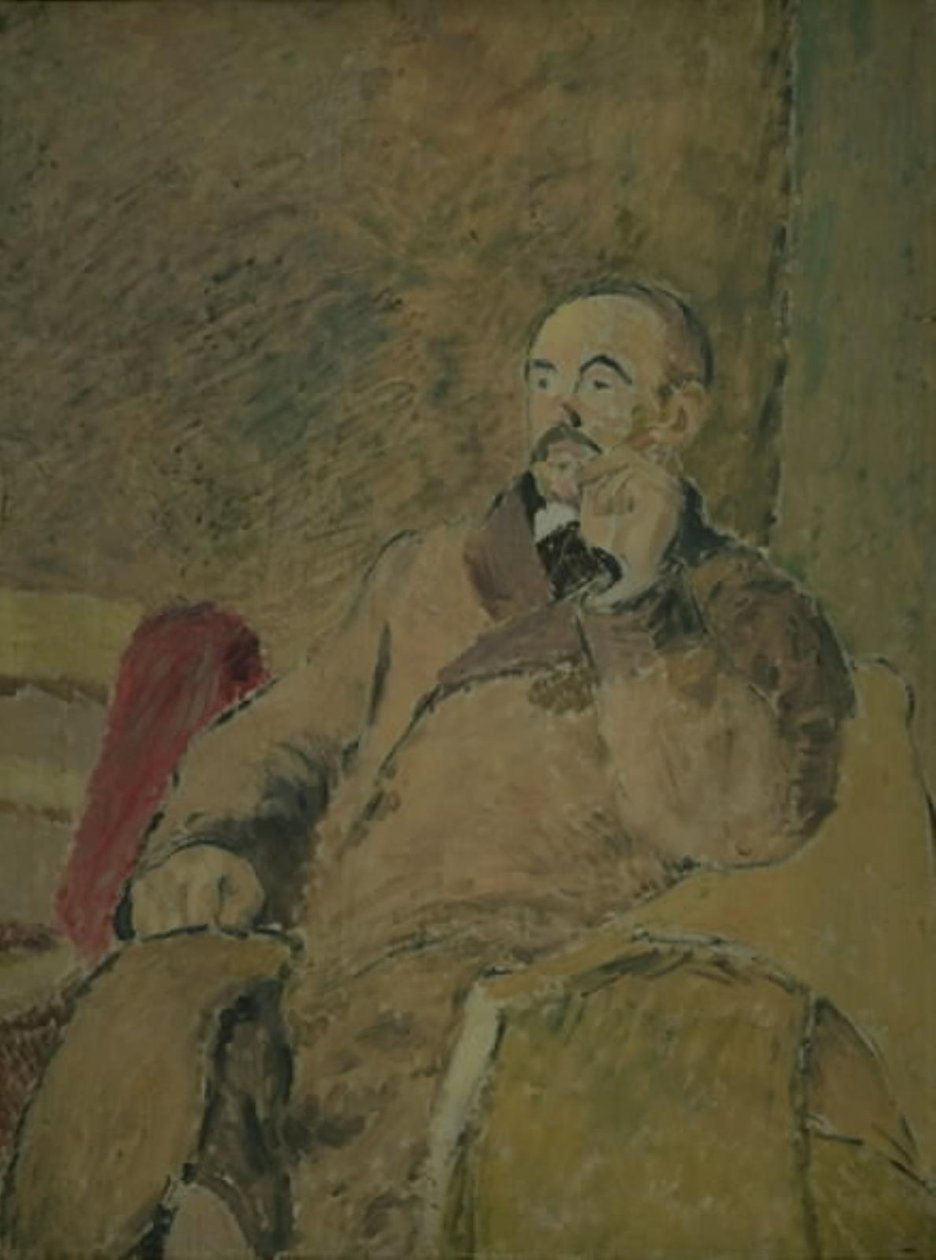 Portræt af kunstnerens far af Harald Giersing