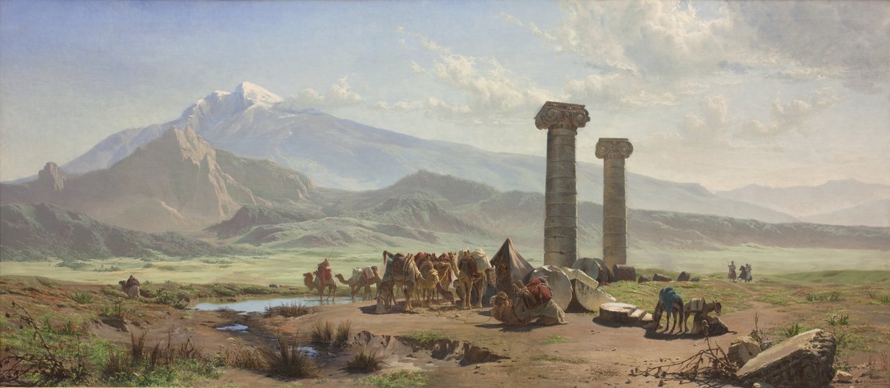 Den Lydiske slette nær Sardis, Lilleasien (Tyrkiet) af Harald Jerichau