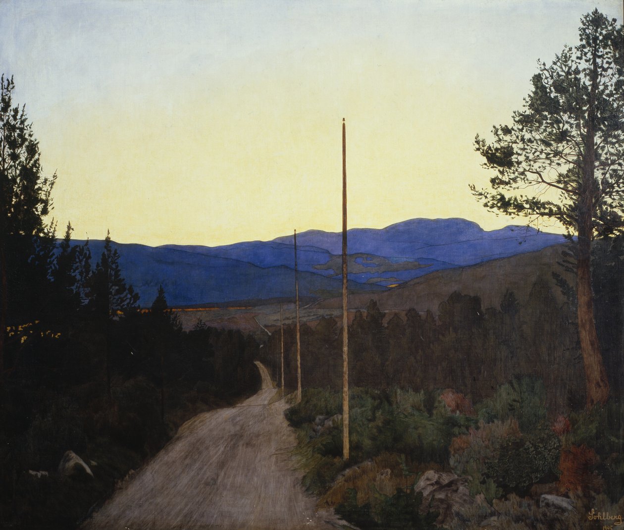 Landehoved, Landevej af Harald Oscar Sohlberg
