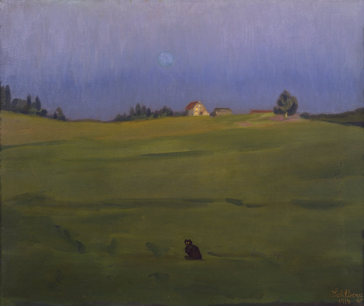 Landevej af Harald Oscar Sohlberg