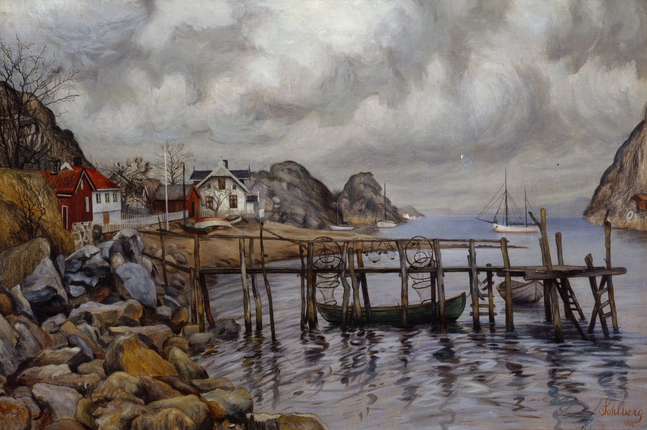 Fra en havn af Harald Oscar Sohlberg