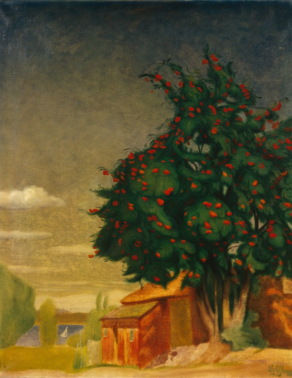 Rønnetræ af Harald Oscar Sohlberg