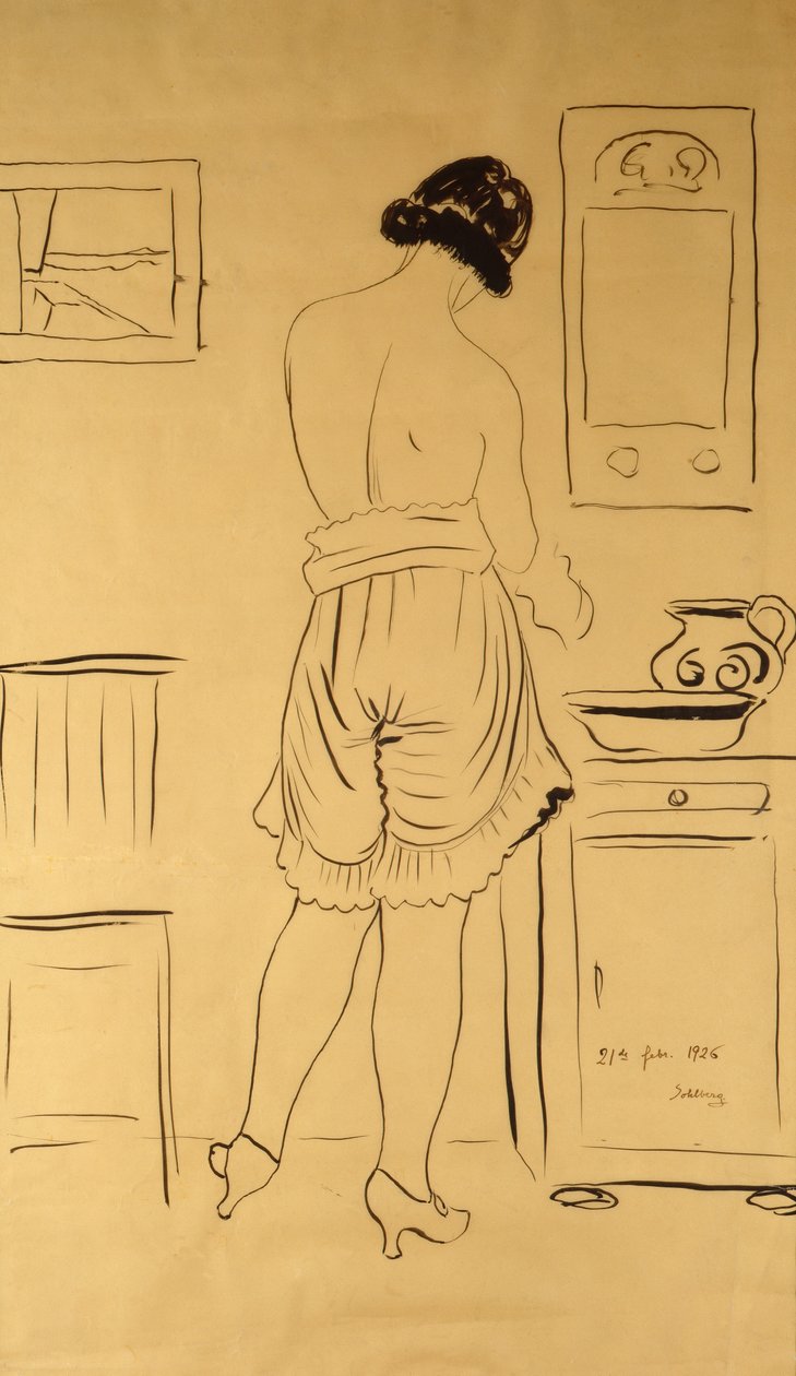 Toilet af Harald Oscar Sohlberg