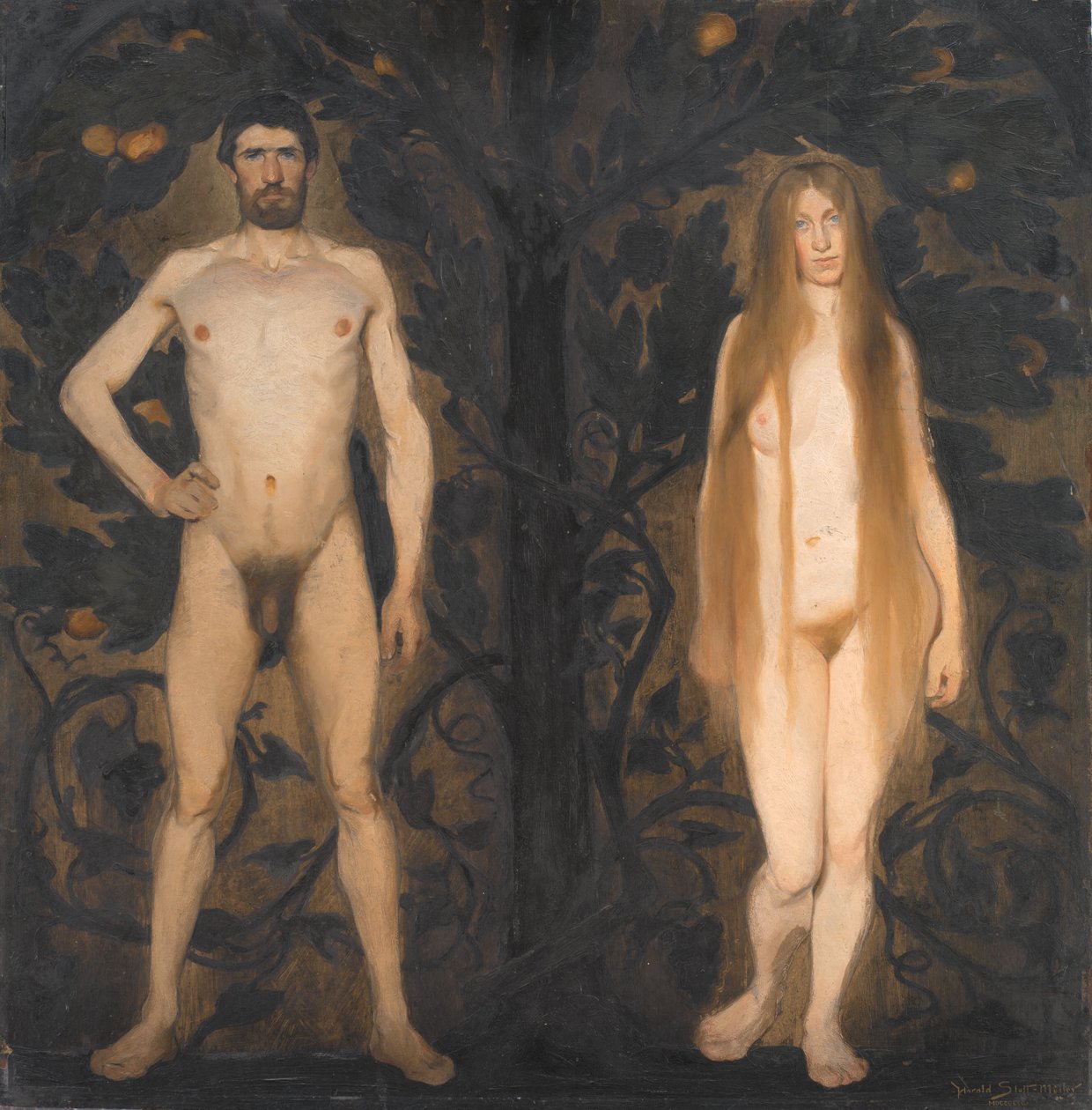 Adam og Eva af Harald Slott Møller
