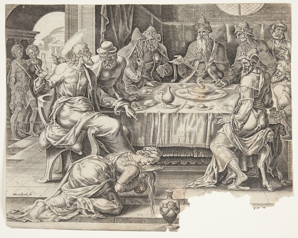 Salige er de, som hungrer og tørster efter retfærdighed. Præsentationen i templet af Harmen Jansz. Muller