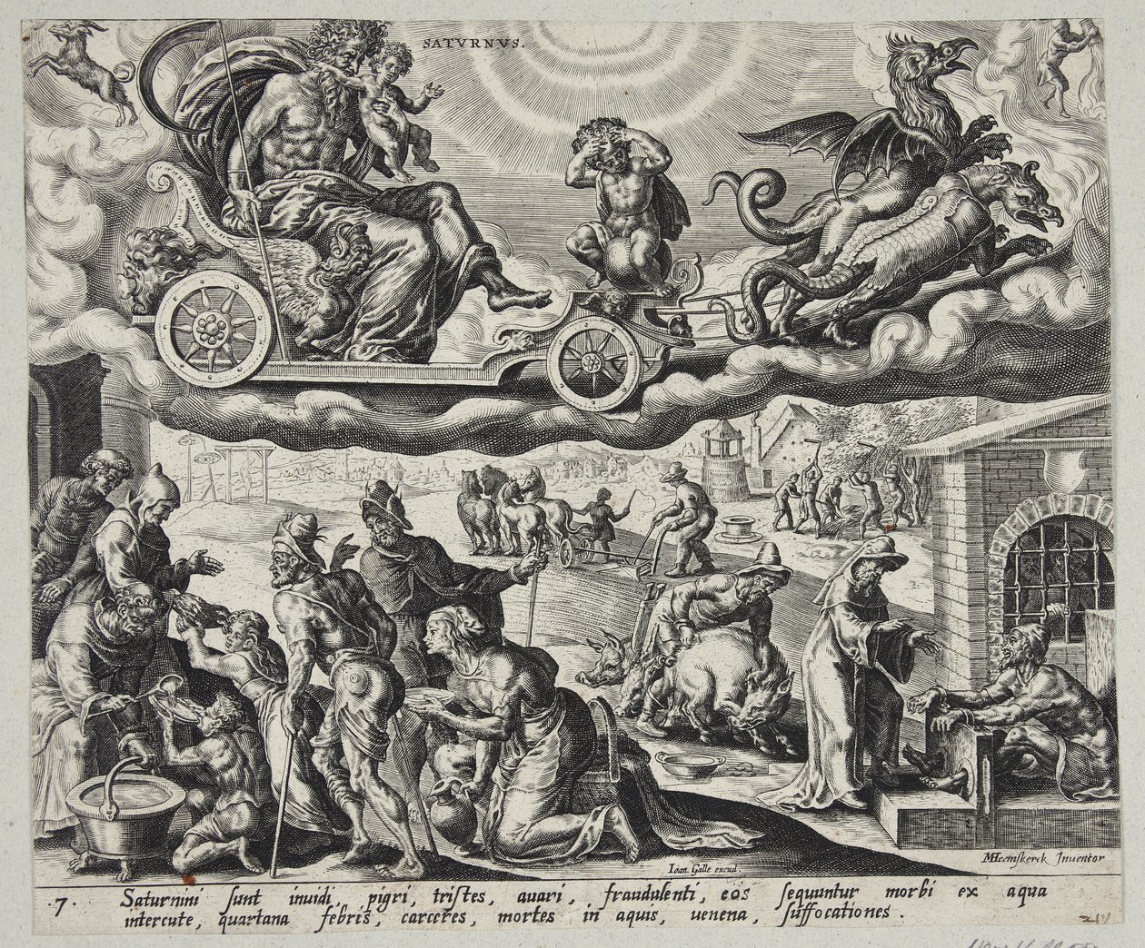 Saturn af Harmen Jansz. Muller
