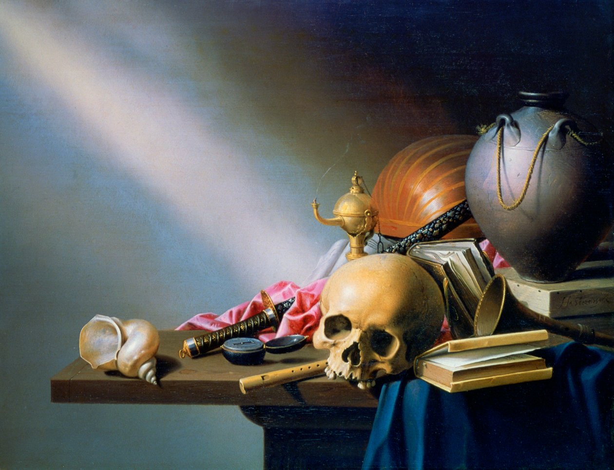 An Allegory of the Vanities of Human Life, c1640 af Harmen van Steenwyck