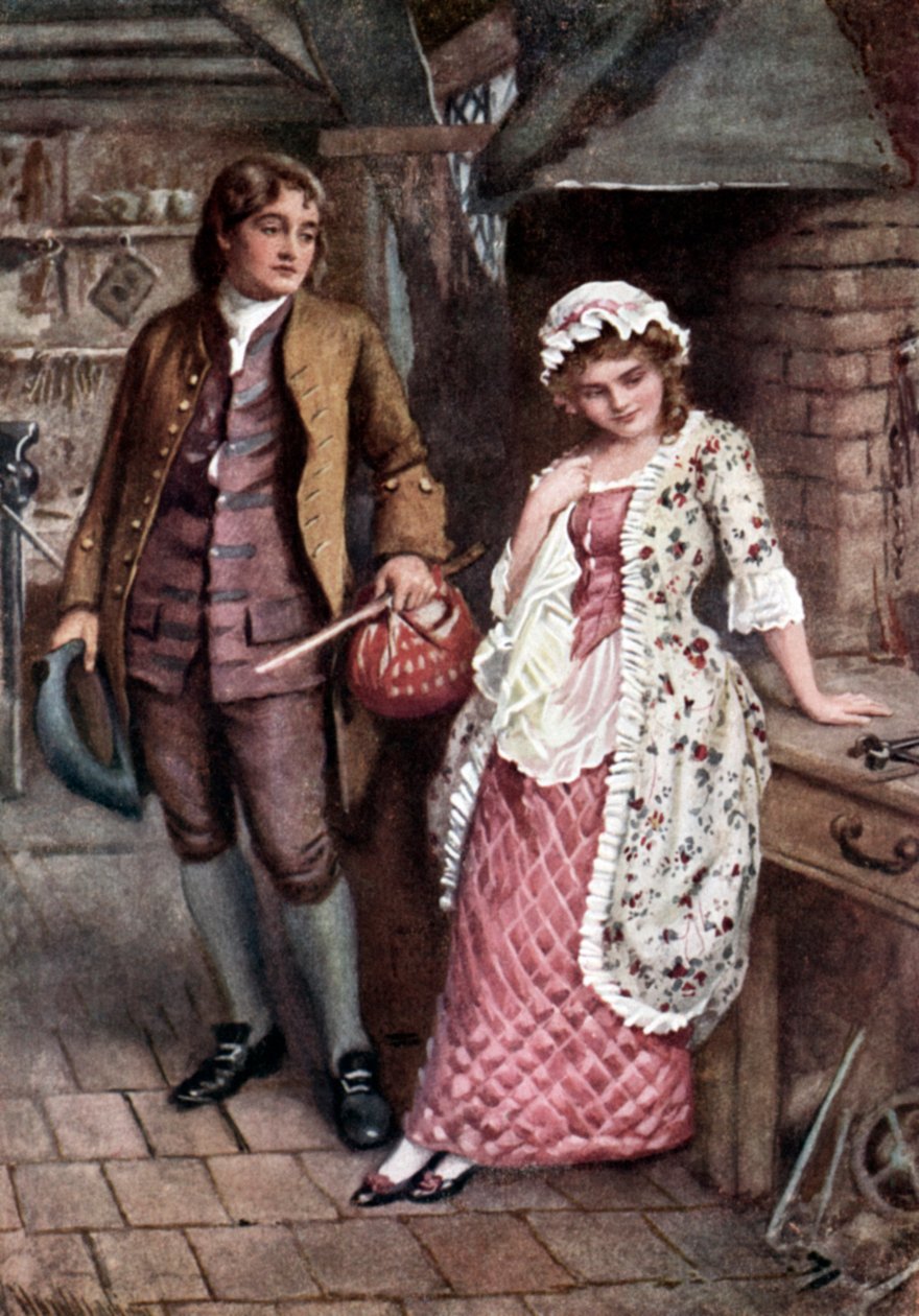 Charles Dickens s Barnaby Rudge af Harold Copping