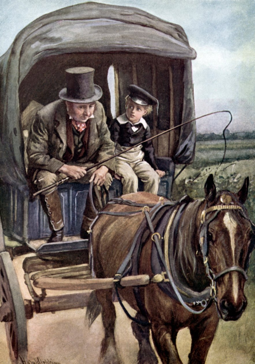 Charles Dickens s David Copperfield af Harold Copping