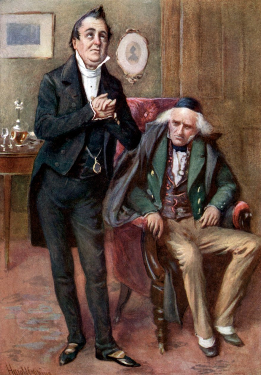 Charles Dickens s Martin Chuzzlewit af Harold Copping