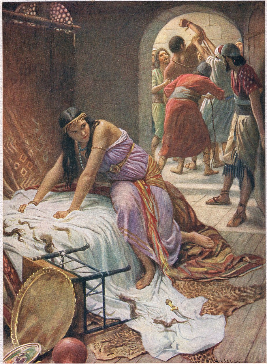 Delilah, illustration fra 
